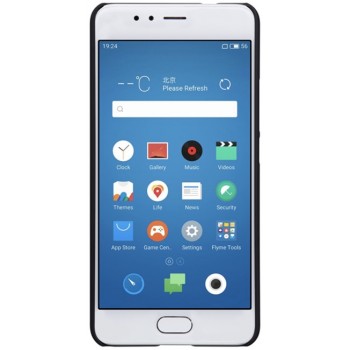 Juodas Frosted shield serijos dėklas + plėvelė Nillkin (MEIZU M5S)